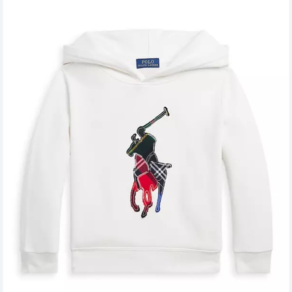 Boys polo Ralph Lauren white sweatshirt